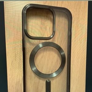 Apple Black Transparent Phone Case